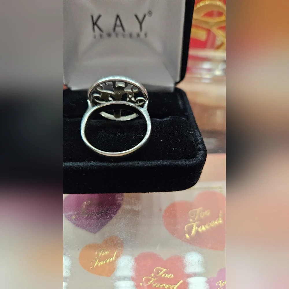 Tree of life ring sterling silver size 8.5